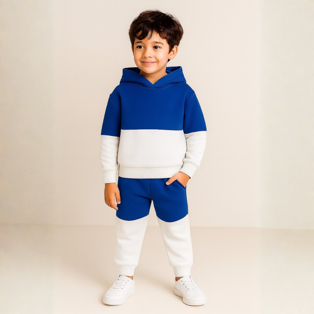 Cotton Fleece Full Sleeves Huddy Jogger Set