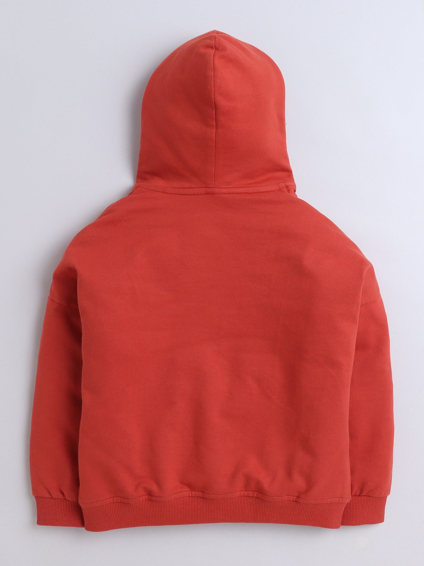 Full Sleeves Solid Hooded Sweatshirt
