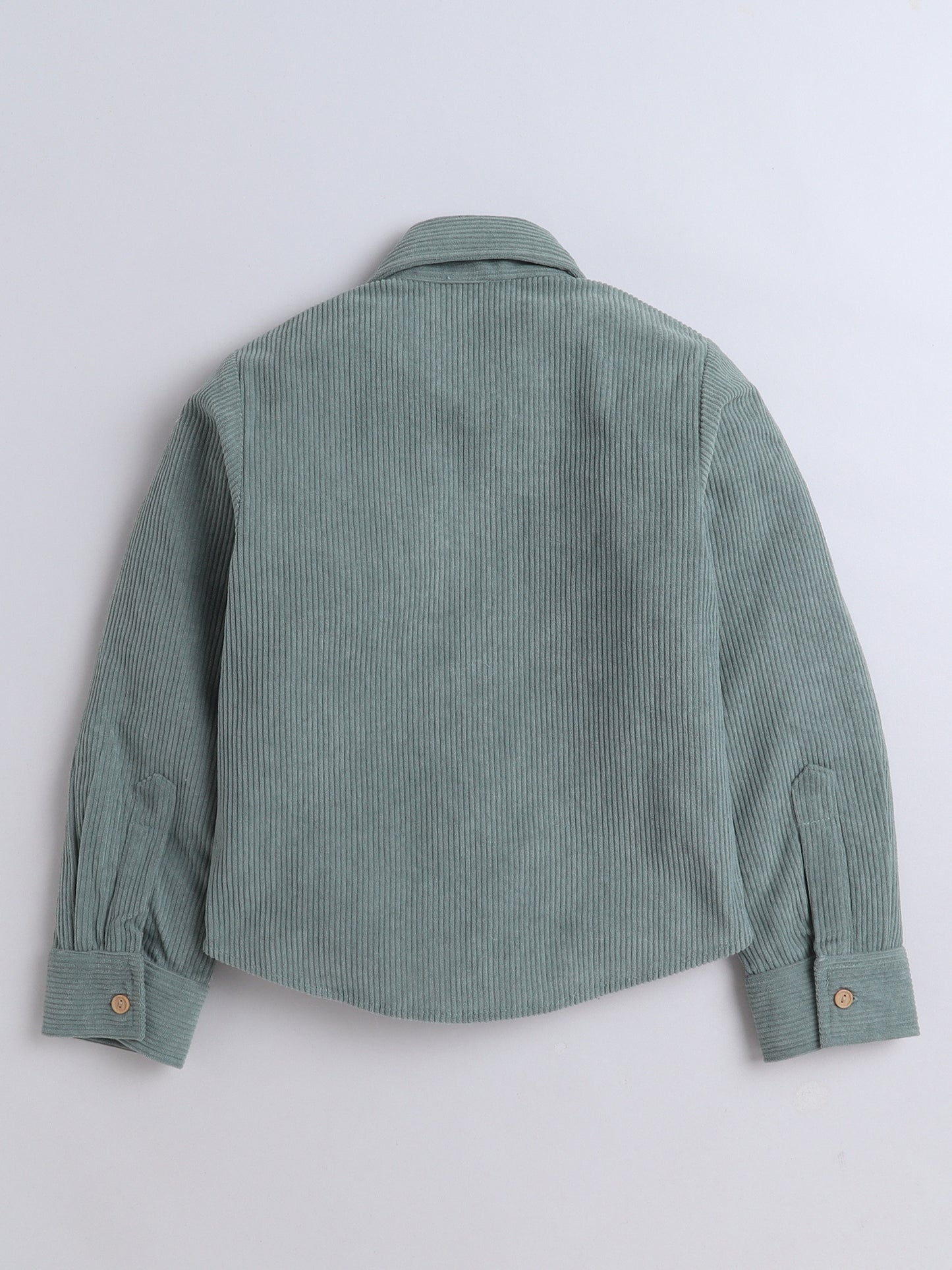 Corduroy Full Sleeves Ribbed Shirt