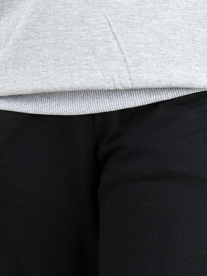 Full Sleeves Frill Detailed & Lace Embellished Autumn Winter Wear Sweatshirt With Side Pockets Lower