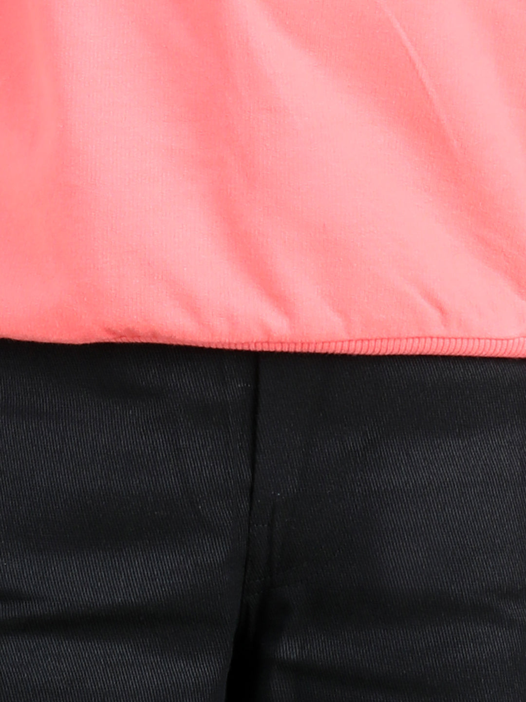 Full Sleeves Frill Detailed & Lace Embellished Autumn Winter Wear Sweatshirt With Side Pockets Lower