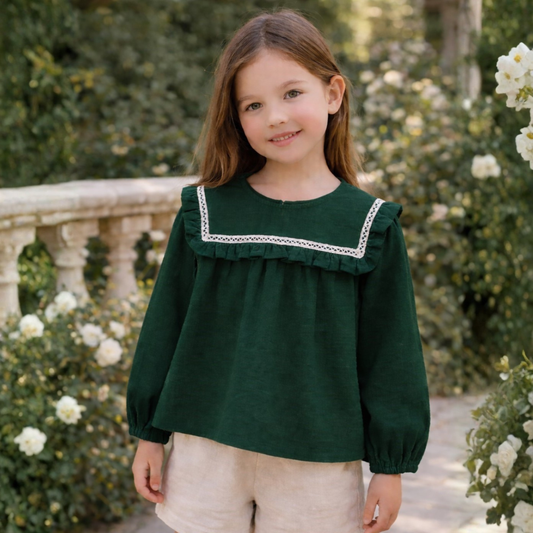 100% Cotton Full Sleeves Sold Top