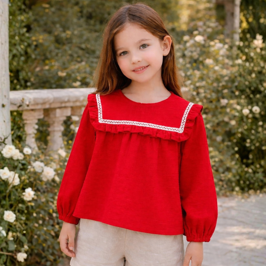 100% Cotton Full Sleeves Sold Top