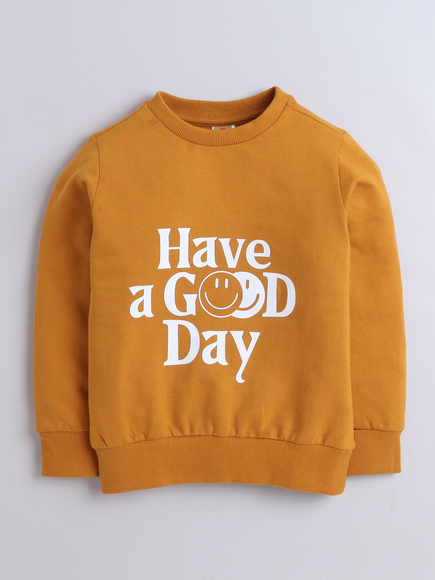 Cotton terry Printed Full Sleeves Sweatshirt