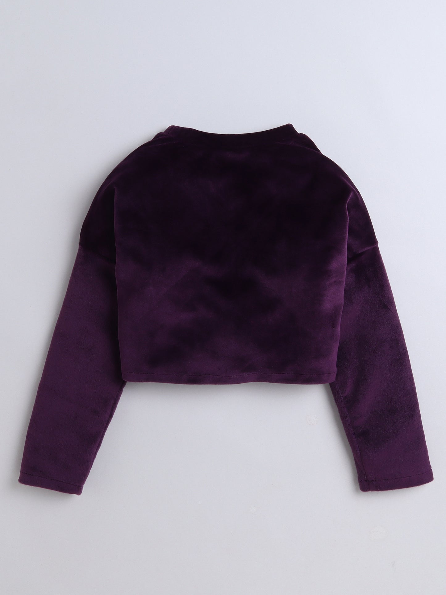 Full Sleeves Front Knot Super Soft Crop Top