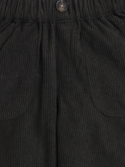 Corduroy 2 Side Pocket and 1 Back Pocket Trouser-Green