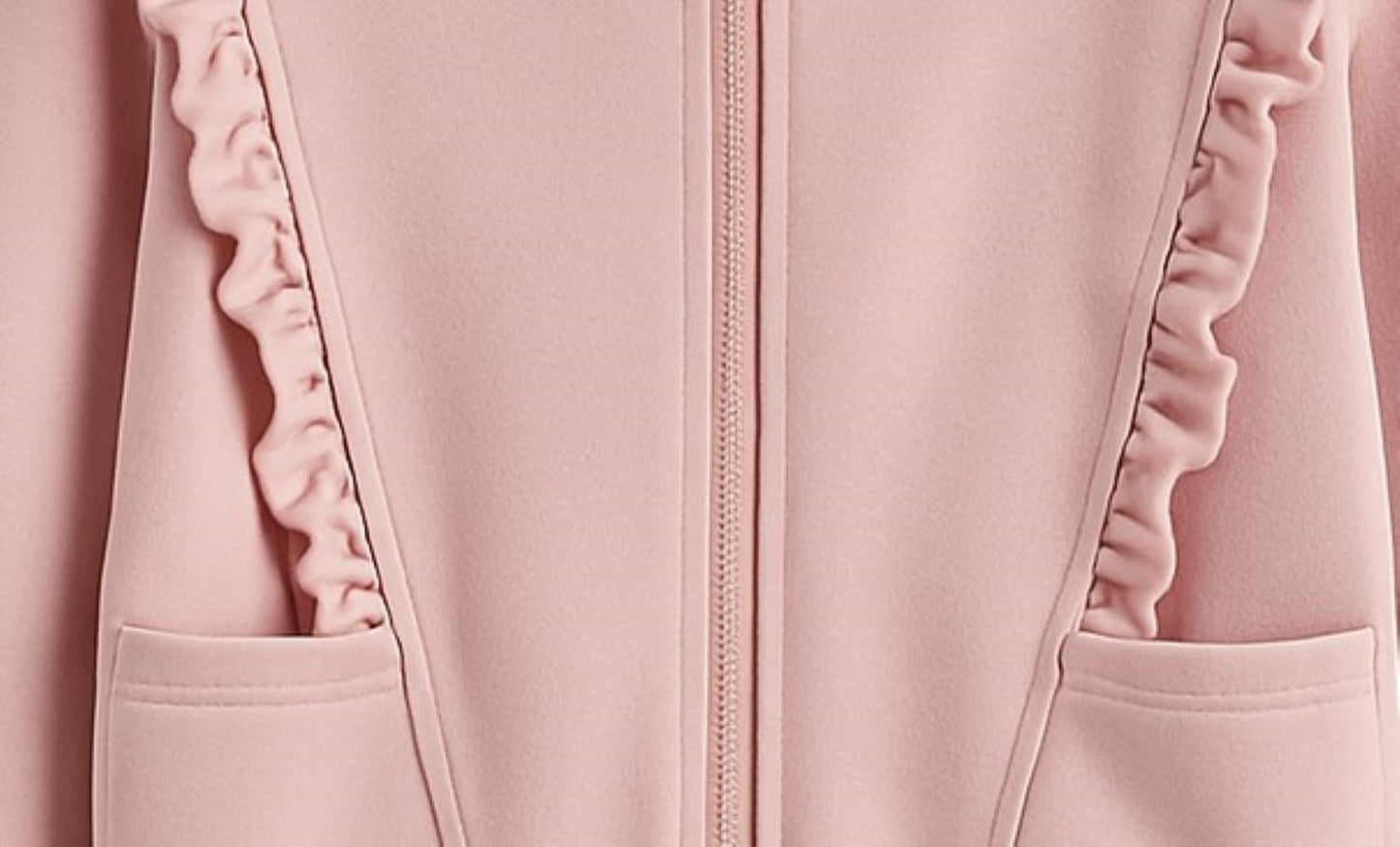Terry Fabric Full Sleeves Front Zipper Huddy