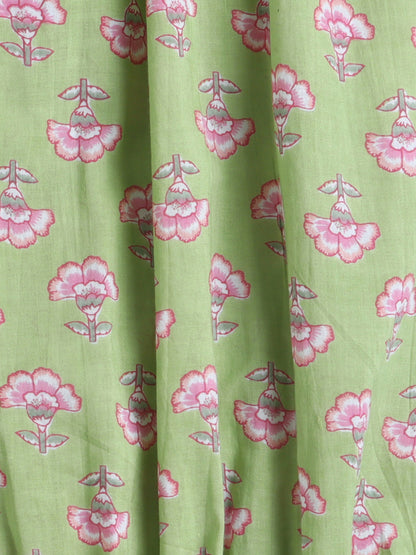 Aww Hunie 100% Cotton Half Sleeves Peplum Kurti With Afgani Salwar And Dupatta