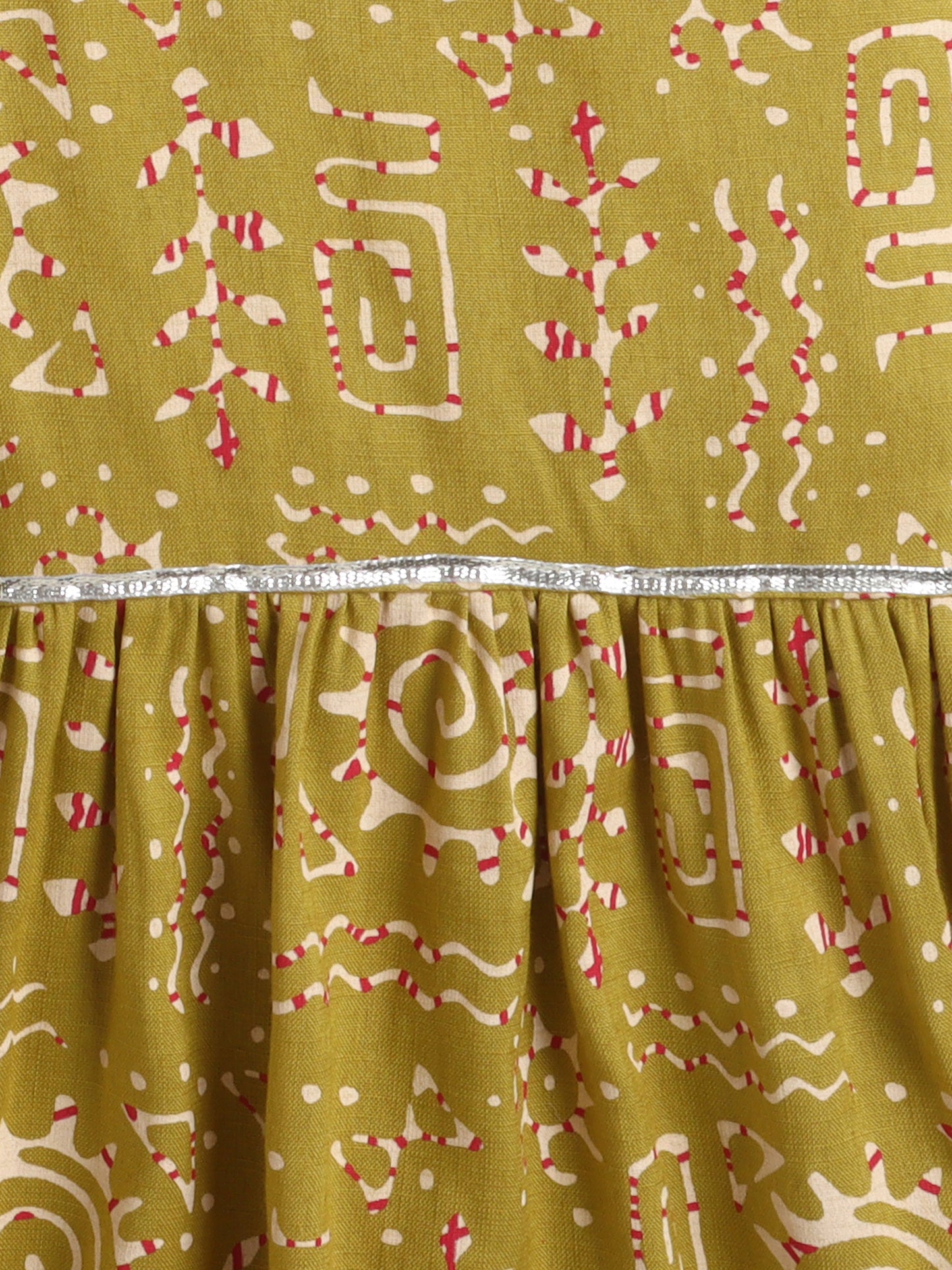Aww Hunnie Cotton Ryon 3/4th Sleeves Kurti With Sharara And Dupatta