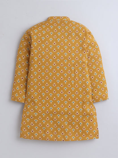 Aww Hunnie Cotton Ryon Full sleeves Boys Kurta Pajama