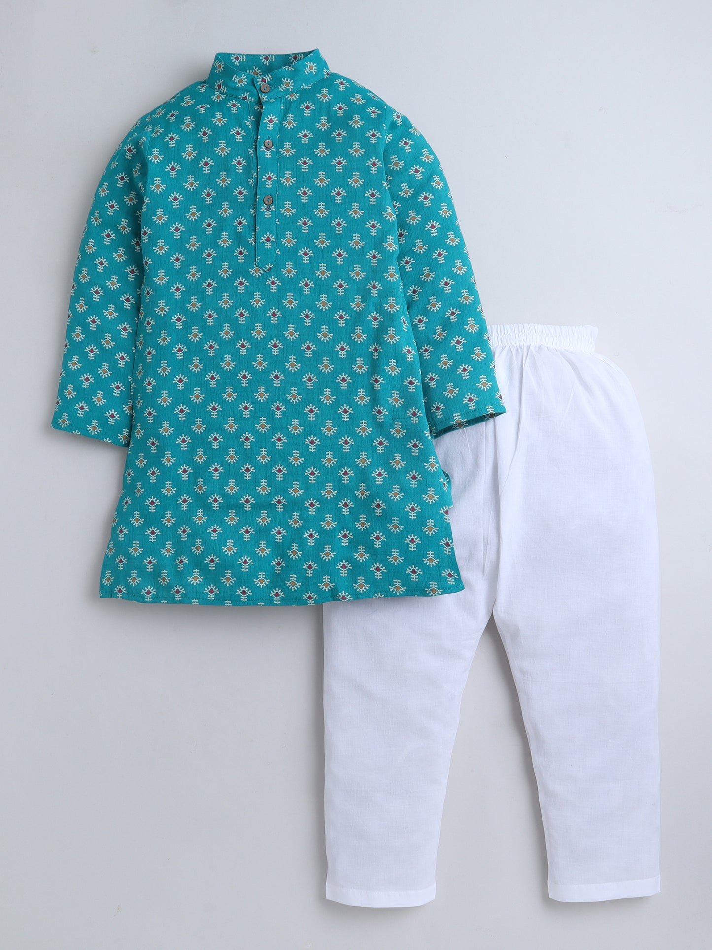 Aww Hunnie Cotton Ryon Full sleeves Boys Kurta Pajama