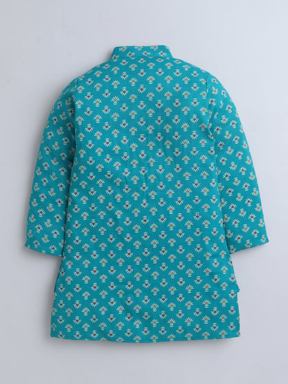 Aww Hunnie Cotton Ryon Full sleeves Boys Kurta Pajama