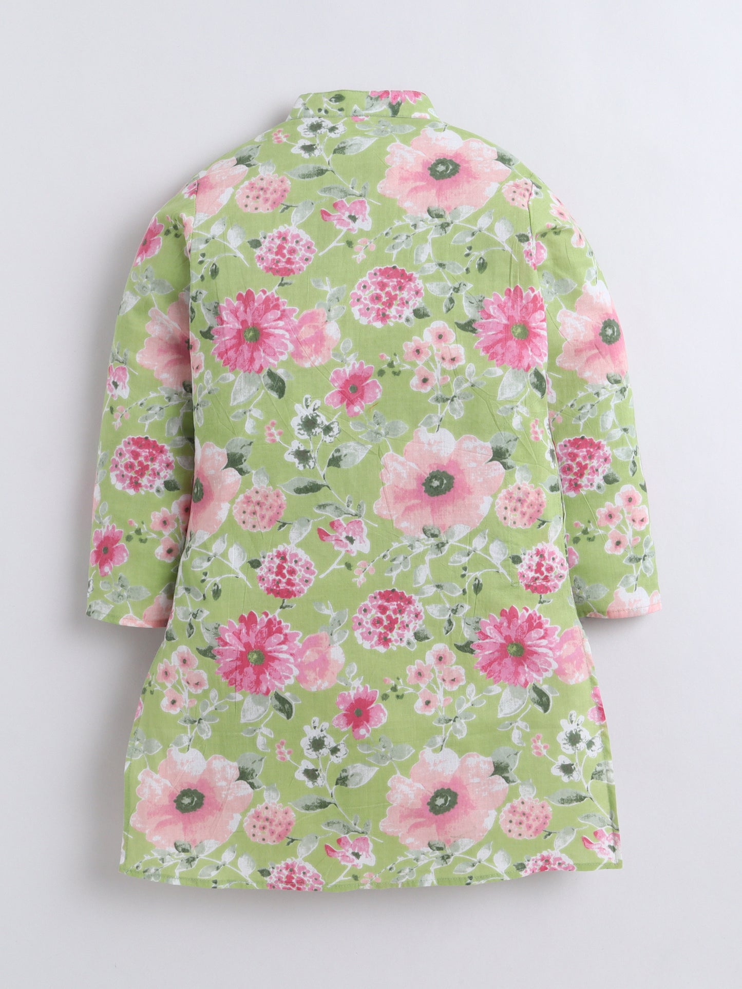 Aww Hunnie 100% Cotton Full sleeves Floral Print Kurta Pajama