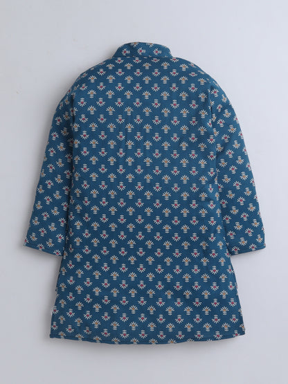 Aww Hunnie Cotton Ryon Full sleeves Boys Kurta Pajama