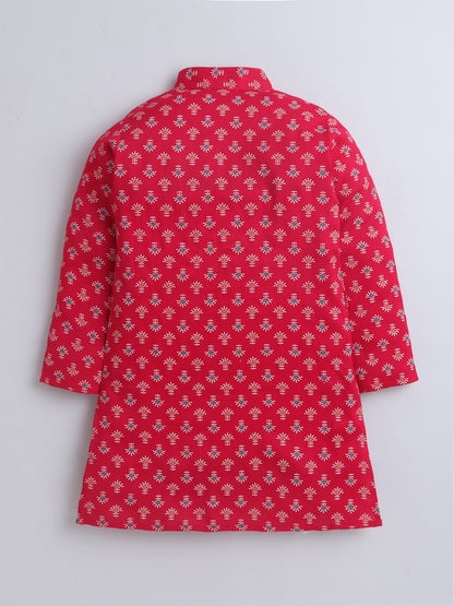 Aww Hunnie Cotton Ryon Full sleeves Boys Kurta Pajama