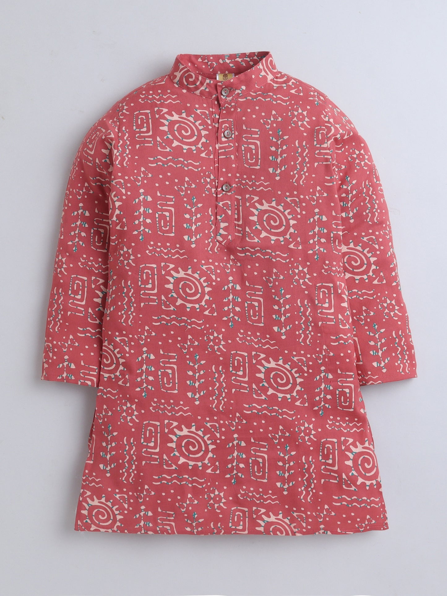 Aww Hunnie Cotton Ryon Full sleeves Boys Kurta Pajama