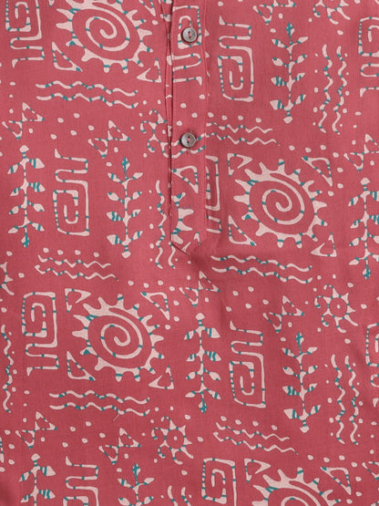 Aww Hunnie Cotton Ryon Full sleeves Boys Kurta Pajama
