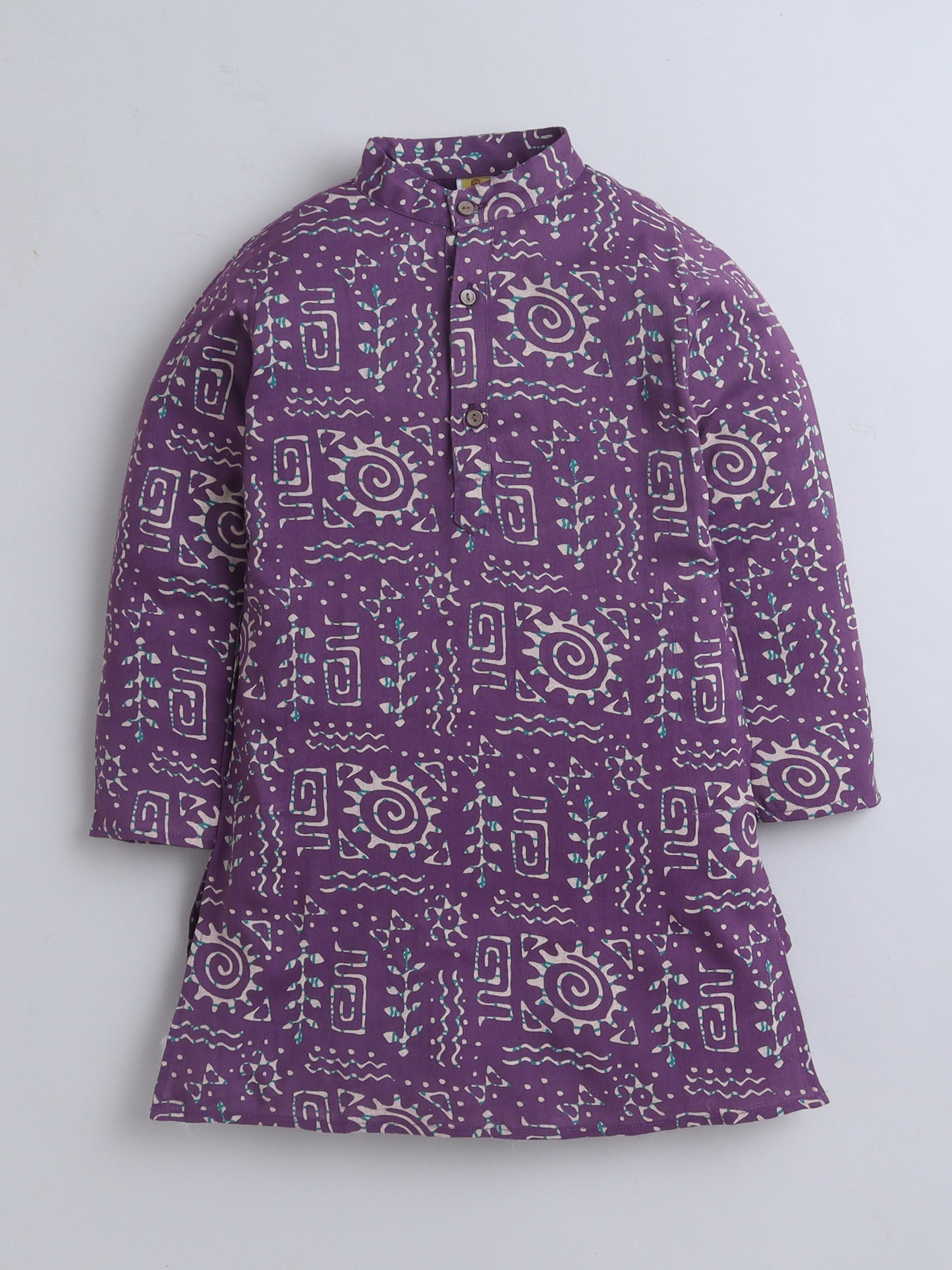 Aww Hunnie Cotton Ryon Full sleeves Boys Kurta Pajama