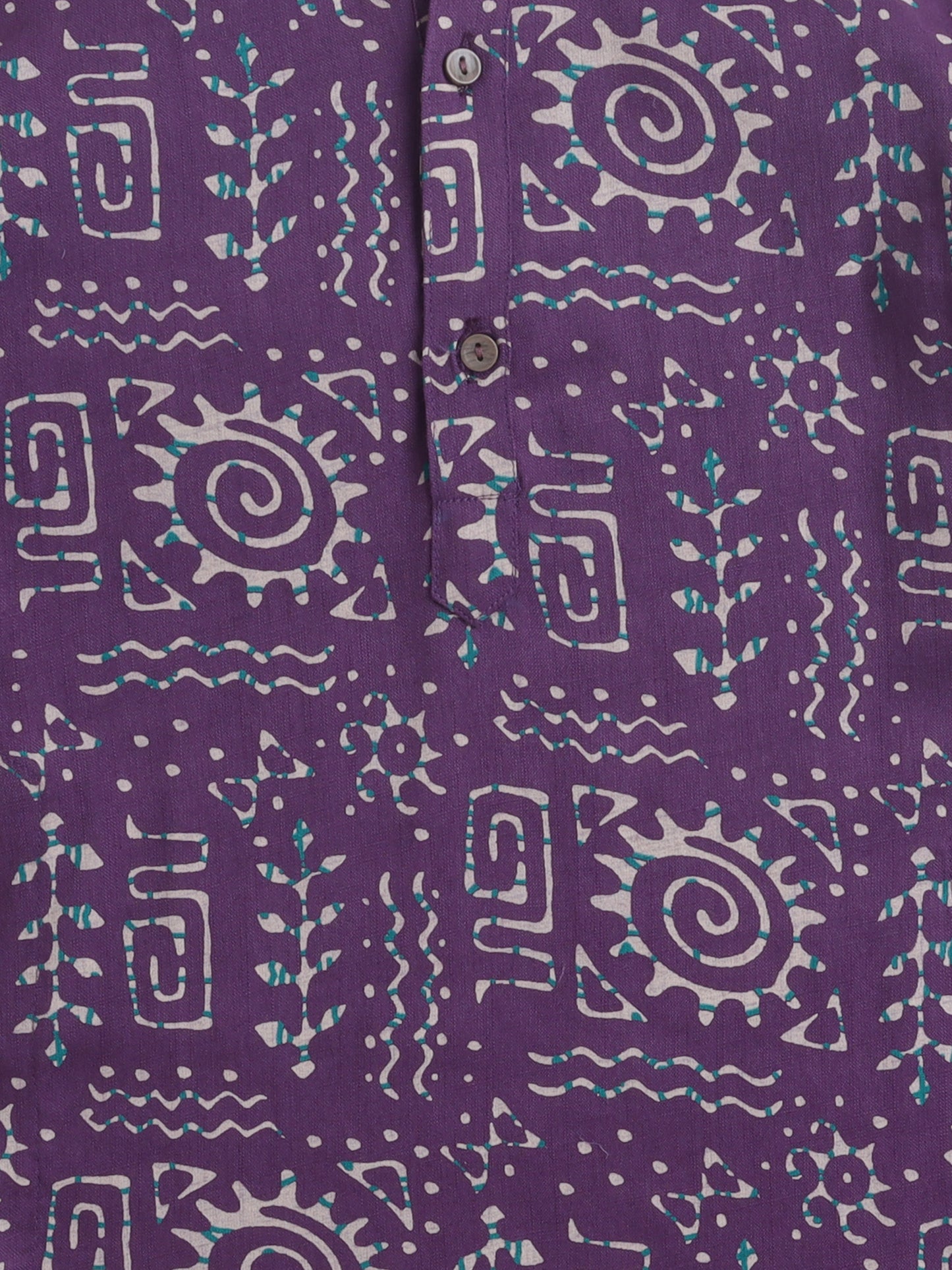 Aww Hunnie Cotton Ryon Full sleeves Boys Kurta Pajama