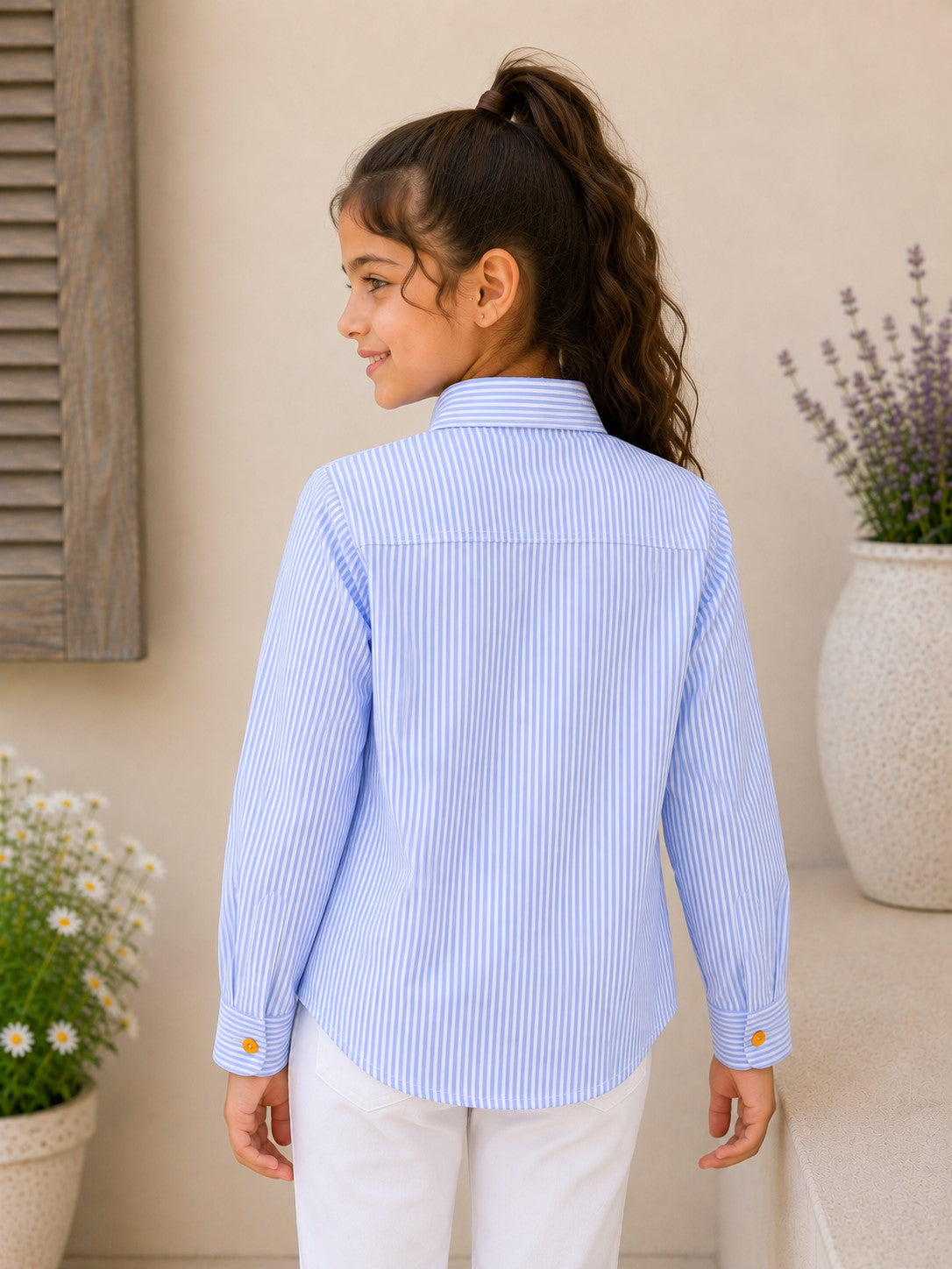 Aww Hunnie Cotton Full Sleeves Play Patch Pocket Shirt