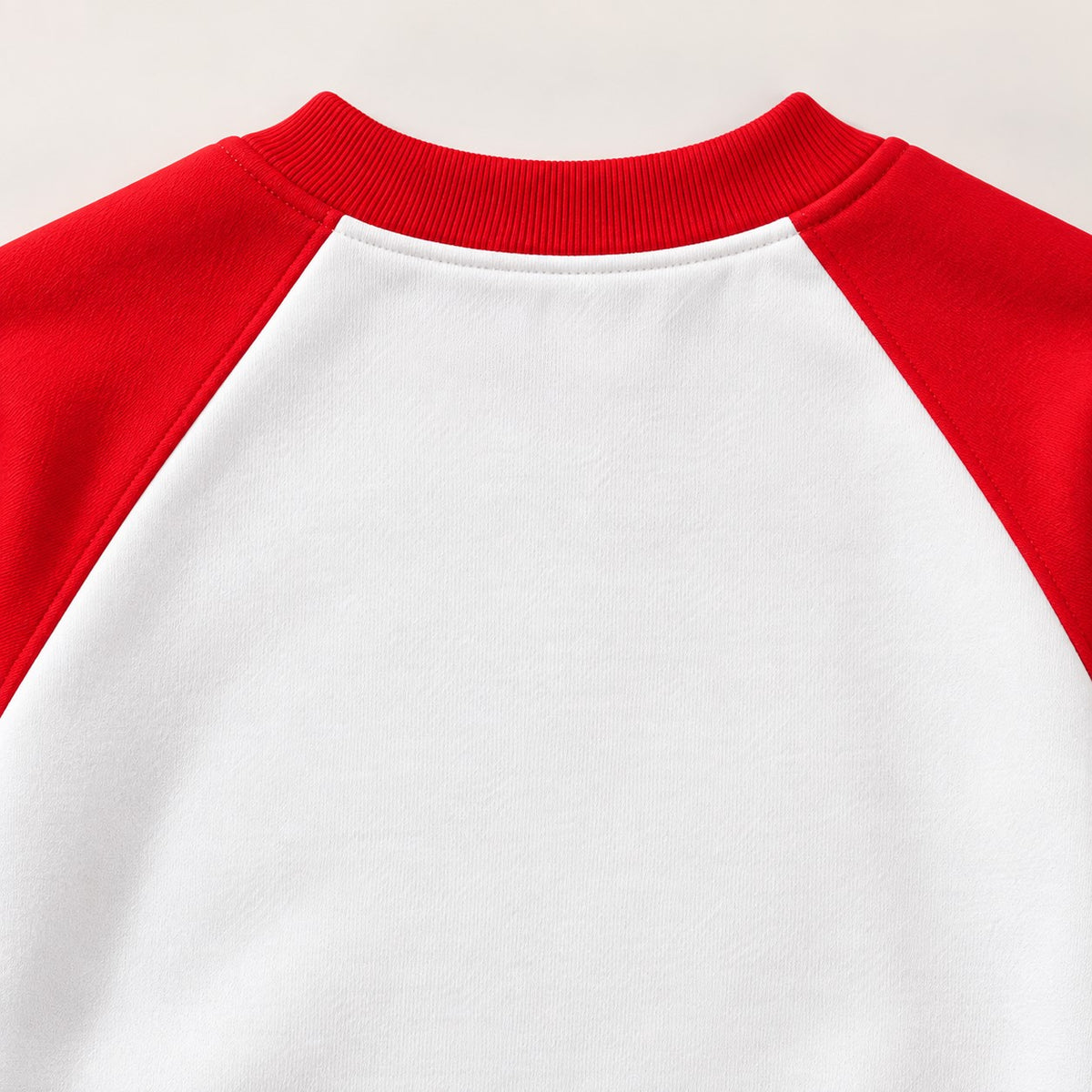 Aww Hunnie Terry Raglan Full Sleeves Round Neck Sweatshirt