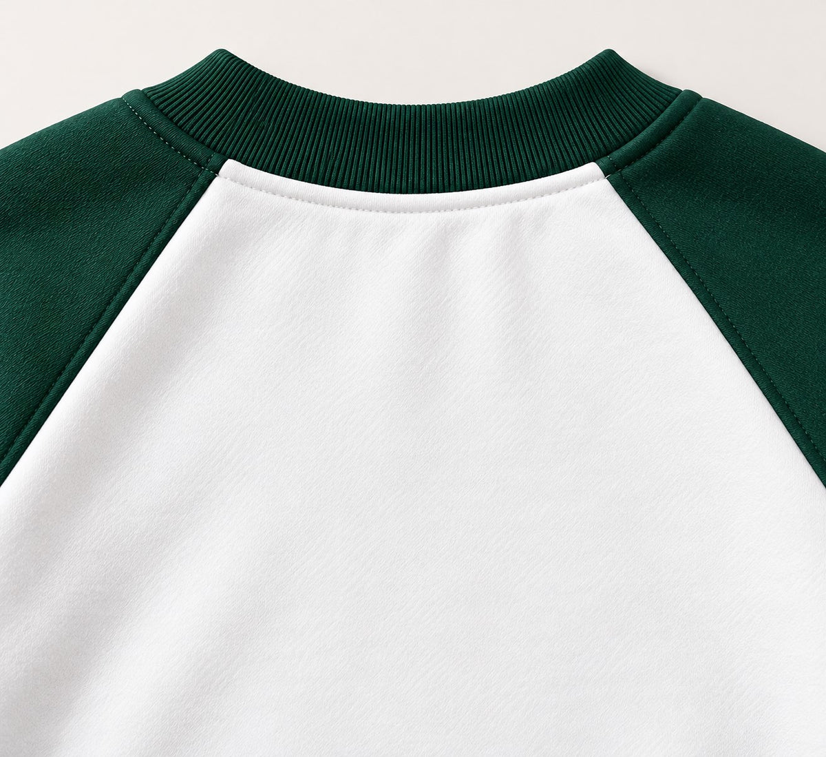 Aww Hunnie Terry Raglan Full Sleeves Round Neck Sweatshirt