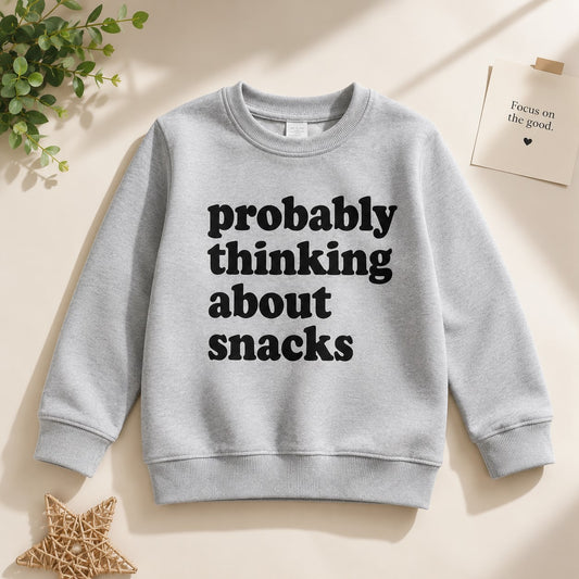 Aww Hunnie Terry Full Sleeves Round Neck Sweatshirt