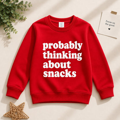 Aww Hunnie Terry Full Sleeves Round Neck Sweatshirt