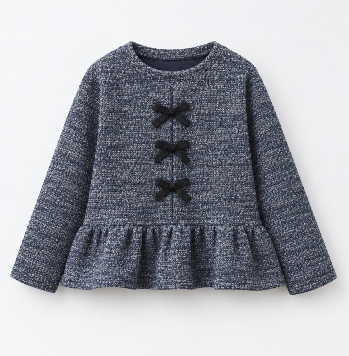 Aww Hunnie Full Sleeves Round Neck Wollen Top
