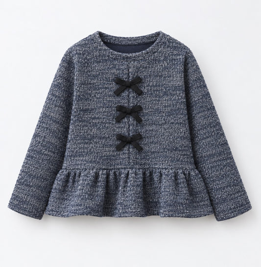 Aww Hunnie Full Sleeves Round Neck Wollen Top