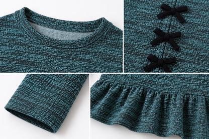 Aww Hunnie Full Sleeves Round Neck Wollen Top
