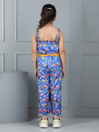 Aww Hunnie Premium Animal & Bird-Print Jumpsuit – 100% Rayon Cotton