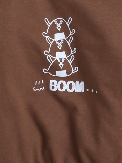 Full Sleeves Cartoon Printed Cotton Terry Autumn Winter Sweatshirt