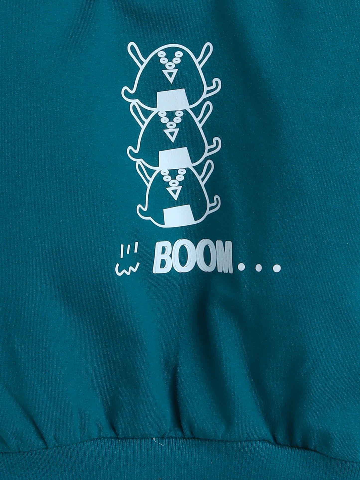 Full Sleeves Cartoon Printed Cotton Terry Autumn Winter Sweatshirt