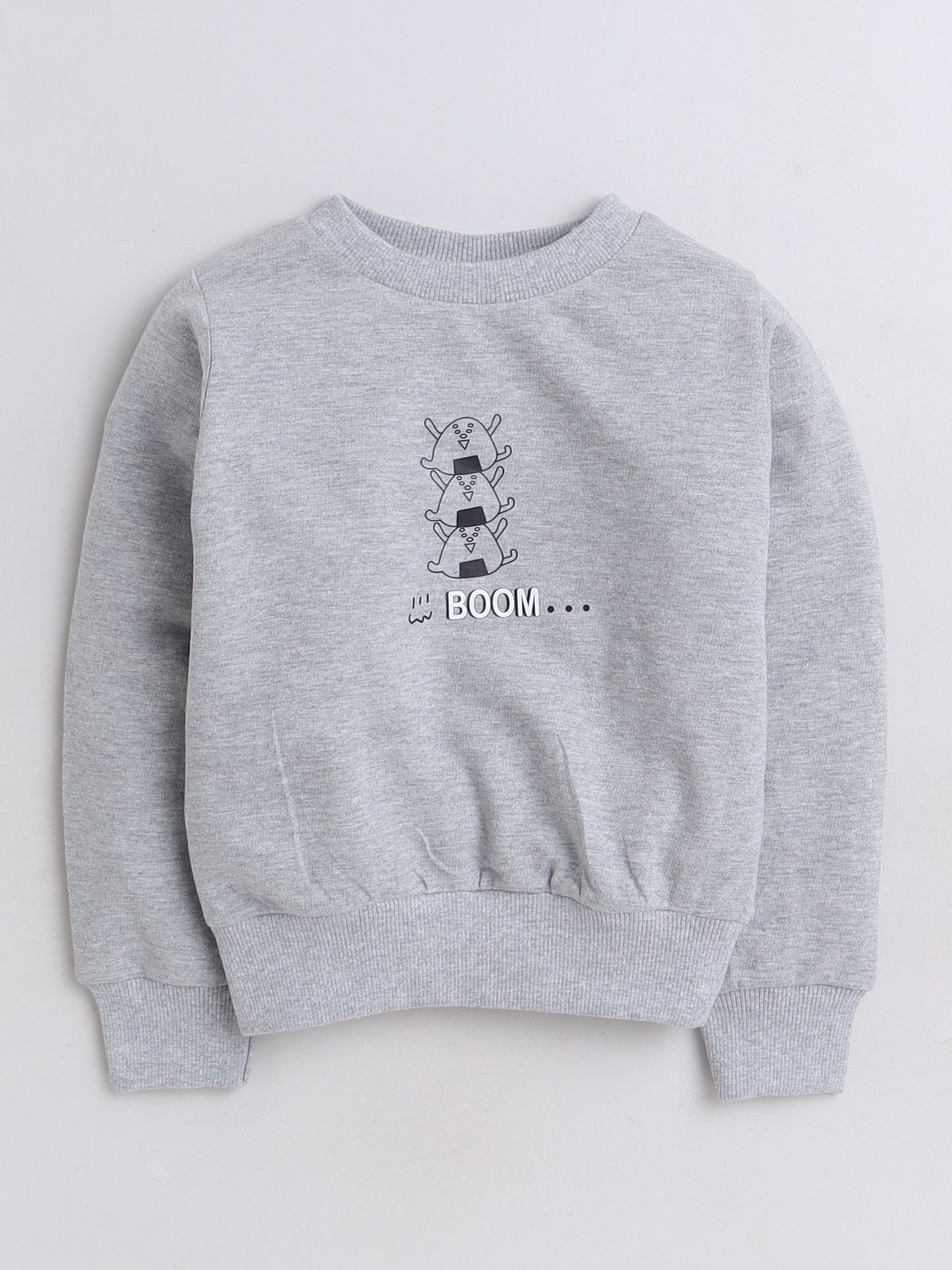 Full Sleeves Cartoon Printed Cotton Terry Autumn Winter Sweatshirt