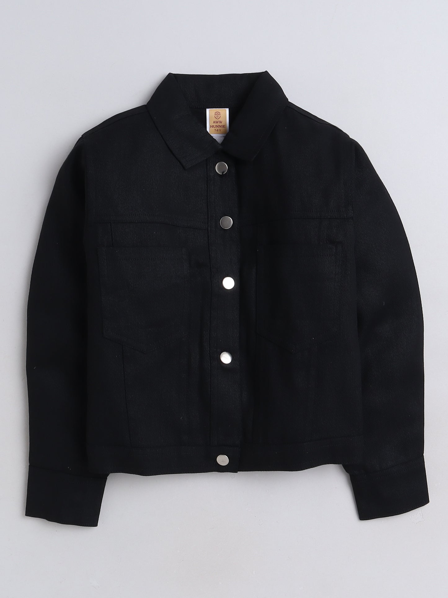 Full Sleeves Solid  Cotton Twill Jacket