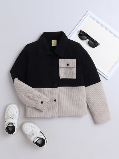 Corduroy 2 Colour Full Sleeves Shirt With One Side Pocket