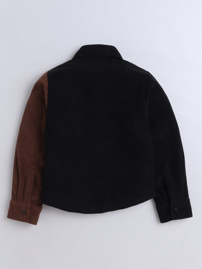 Corduroy 2 Colour Full Sleeves Shirt With One Side Pocket
