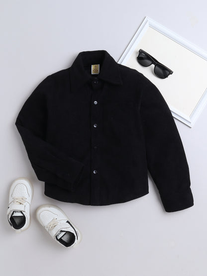Corduroy Full Sleeves Shirt With One Side Pocket