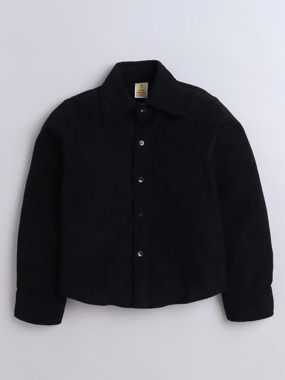 Corduroy Full Sleeves Shirt With One Side Pocket