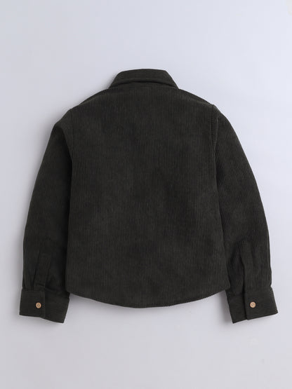 Corduroy Full Sleeves Shirt With One Side Pocket