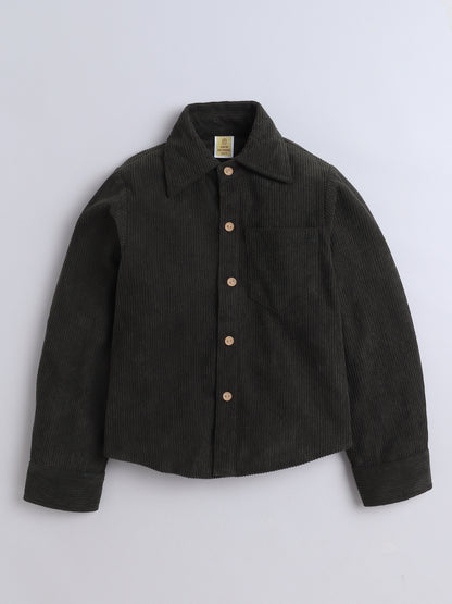 Corduroy Full Sleeves Shirt With One Side Pocket