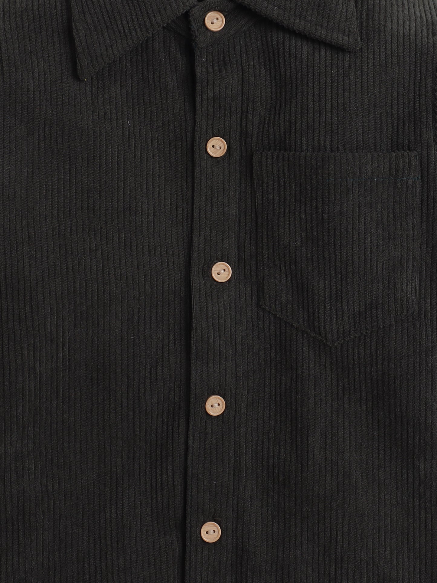 Corduroy Full Sleeves Shirt With One Side Pocket