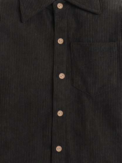 Corduroy Full Sleeves Shirt With One Side Pocket
