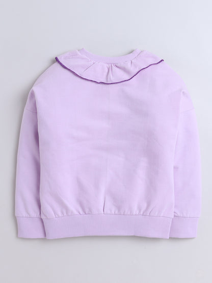Cotton Terry Full Sleeves Solid Sweatshirt