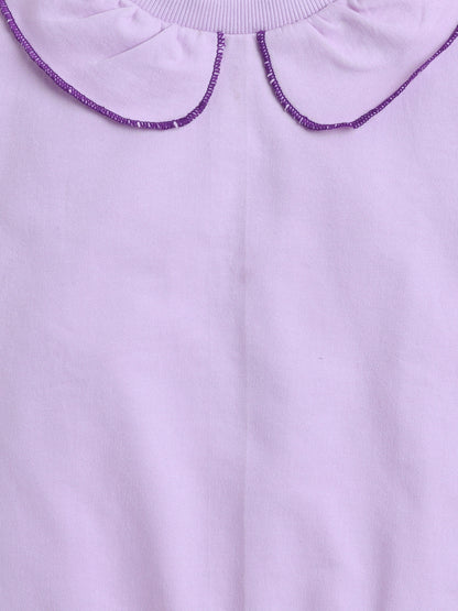 Cotton Terry Full Sleeves Solid Sweatshirt