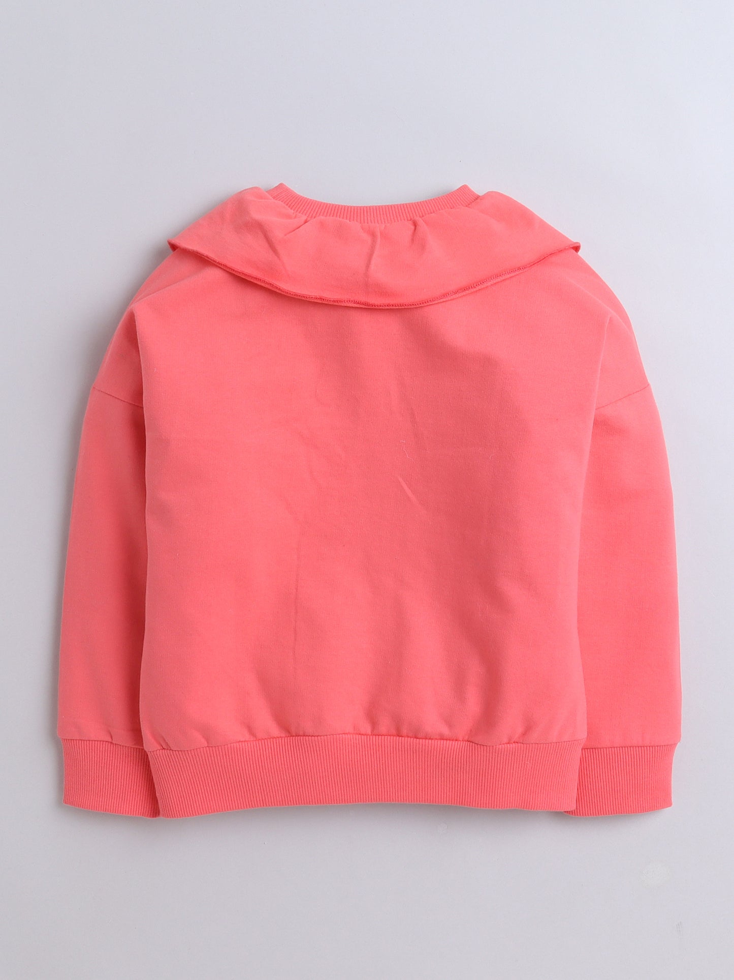 Cotton Terry Full Sleeves Solid Sweatshirt