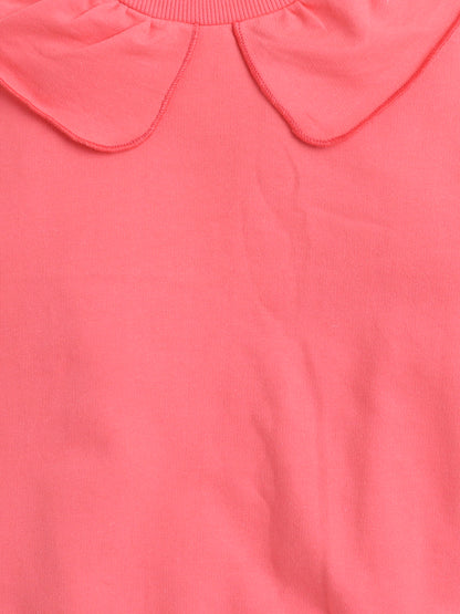 Cotton Terry Full Sleeves Solid Sweatshirt