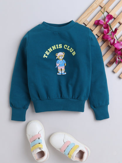Cotton Terry Printed Sweatshirt
