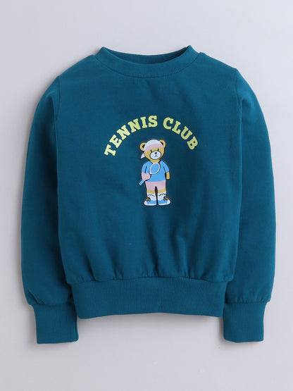 Cotton Terry Printed Sweatshirt